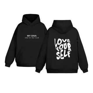 Áo hoodie local brand có bigsize 110kg cặp đôi nam nữ unisex nỉ bông mũ to 2 lớp MY DNA by M AY MINH THÀNH LÌ XÌ EM ĐI