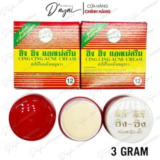 Kem CING CING ACNE CREAM Ngăn Ngừa Mụn Làm Trắng Da Thái Lan 3 Gram