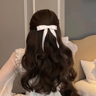 Kẹp tóc nơ dễ thương Lolita, Kẹp nơ xinh xắn nhiều màu dành cho nữ NO90