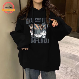 áo khoác hoodie nam nữ chất nỉ dày form rộng có mũ