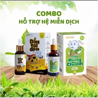 Combo Dầu Tỏi Đen & Húng Chanh [FREE SHIP]