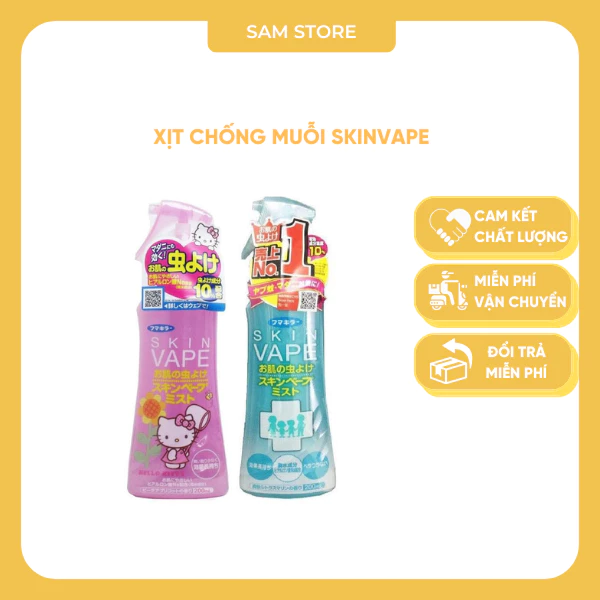 Xịt chống muỗi Skinvape tiện dụng an toàn cho da 200ml - Sam Store