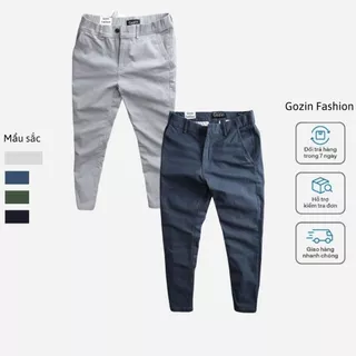 Quần Kaki Nam Form Slim Fit Gozin Fashion - Chất Vải Kaki Cotton Co Giãn JA20