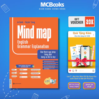 Sách - Mindmap english grammar explanation - Giải thích ngữ pháp tiếng anh bằng sơ đồ tư duy - MCBooks