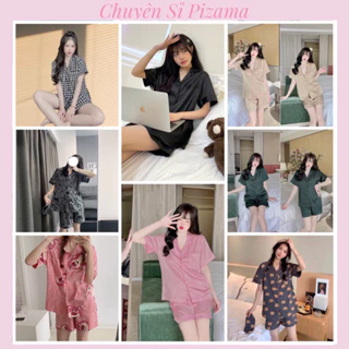 Bộ ngủ pijama thiết kế đùi chất kate Thái