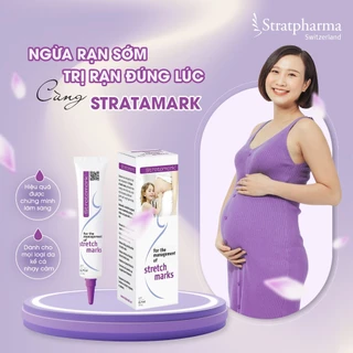 Gel Stratamark 20g ngăn ngừa và làm mờ rạn da được FDA phê duyệt