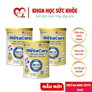 Sữa Bột Metacare Gold OPTI 0+ 1+ 2+ 900G - Tốt Cho Não Bộ Thị Giác Tăng Cân & Chiều Cao Cho Trẻ khoahocsuckhoe