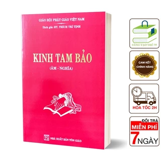 Sách - kinh Tam Bảo ( Âm - Nghĩa )