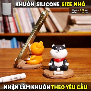 Khuôn silicone hình ĐẾ ĐIỆN THOẠI LUYỆN TÂM, khuôn làm tượng