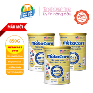 Sữa Bột Nutricare Metacare OPTI Gold 0+ 1+ & 2+ 850Gr - Giúp Trẻ Tiêu Hóa Khỏe Phát Triển Toàn Diện thegioisuatot