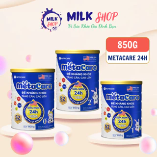 Sữa Metacare 24H 0+ 1+ 2+ - 850G Tăng Đề Kháng Chiều Cao Miễn Dịch Khỏe Mạnh Phát Triển Não Bộ Milkshop