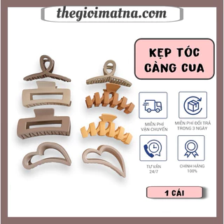 🛑Kẹp Tóc Càng Cua Nhám Cỡ Lớn Phong Cách Hàn Quốc Giá Rẻ