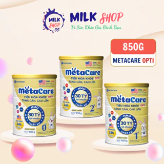 Sữa Bột Metacare Opti Gold 0+ 1+ 2+ 900G - 850G Hỗ Trợ Bé Tiêu Hóa Khỏe Tăng Cân Phát Triển Chiều Cao Cho Bé Milkshop