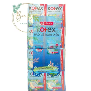 8 gói băng vệ sinh kotex mỏng có cánh tặng thêm 2 miếng mỗi gói