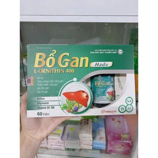 BỔ GAN HADU (hộp 60 viên) - hỗ trợ tăng cường chức năng gan, thanh nhiệt, mát gan