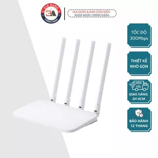 [Bản Quốc Tế] N 300Mbps Bộ Phát Wifi-Mi Router 4C- Quốc Tế Tiếng Anh-BH 2 năm 1 đổi 1- Chính Hãng