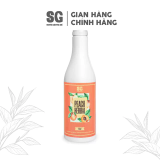 Syrup Peach Herbal Đào Thảo Mộc Chai 750ml Hương Vị Trái Cây VN Đậm Thật | Nguyên Liệu Pha Chế SG