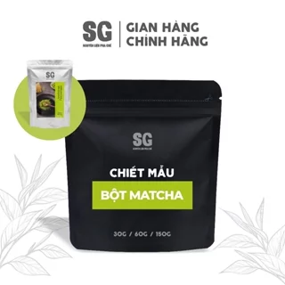 [ Mẫu thử ] Bột Matcha Nhật Túi chiết 30g 60g 150g | Pha Đá Xay, Trà Sữa, Làm Bánh | Nguyên Liệu Pha Chế SG