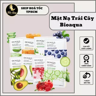 🩸[Combo 20m]Mix Đủ Loại Mặt Nạ Giấ Bioaqua Hương Trái Cây Tự Nhiên Cao Cấp - Dưỡng Da Sáng Mịn