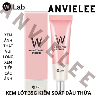 [Gốc 330k Date 12.2024] KEM LÓT W. Lab W-AIRFIT GEL Lót Ẩm Kiểm Soát Dầu Che Khuyết Điểm Lót Nền 35g [THANH LÝ]