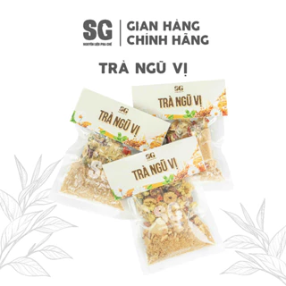 Trà Hoa Ngũ Vị | Túi 80g | Đẹp Da, Mát Gan, Thanh Lọc Cơ Thể, An Giấc | Kèm Hướng Dẫn Cách Pha | Nguyên Liệu Pha Chế SG