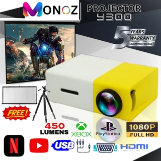 Y300 Full HD USB HDMI Máy chiếu mini di động Android Rạp hát tại nhà ✨