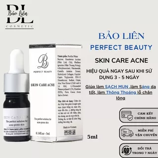 Serum giảm mụn mờ thâm SKIN CARE ACNE,tinh chất dưỡng da hỗ trợ sạch mụn sau 3-5 ngày