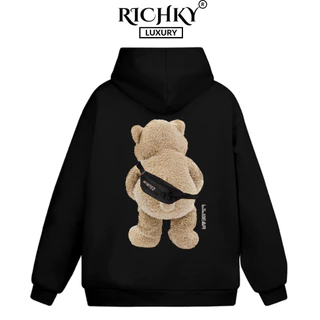 Áo Hoodie Richky Premium Nỉ Unisex Student Bear