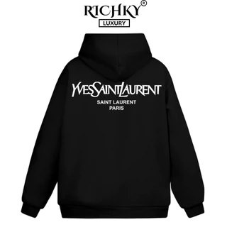 Áo Hoodie Richky Premium Nỉ Yves Saint Laurent Ysl