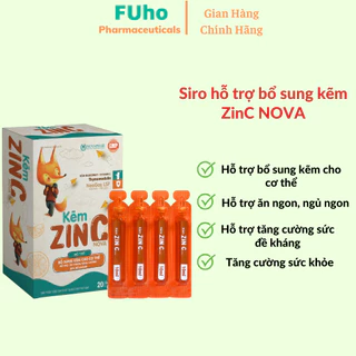 Siro hỗ trợ bổ sung kẽm ZinC nova , Giúp ăn ngon, tăng cường sức đề kháng Duocphamhn92