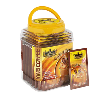 (NEW) Cà Phê Sữa PLUS Hòa Tan 3IN1 KING COFFEE – Hũ nhựa 30 gói x 20g