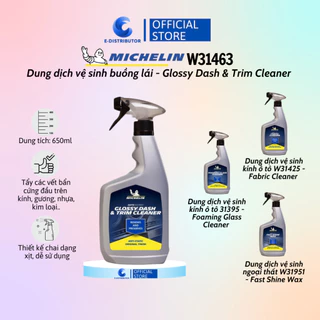 Dung dịch vệ sinh kính - buồng lái - nội thất - ngoại thất Michelin (650ml) - 100% Chính Hãng