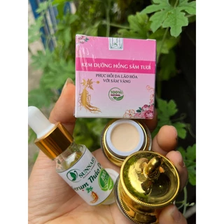 KEM SÂM NHUNG TƯƠI TẶNG KÈM SERUM DƯỠNG TRẮNG DA