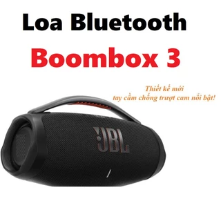 Loa Bluetooth Boombox 3 Du Lịch Thế Hệ Mới - Bass Mạnh Âm Thanh Lớn Cực Đỉnh Bluetooth [ Bảo Hành 3 Tháng ]