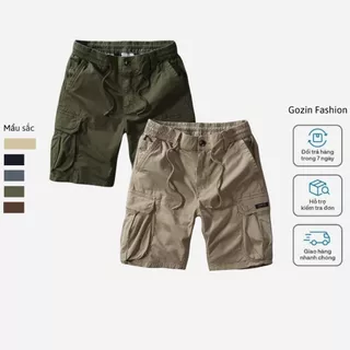 Quần Short Kaki Nam Ngắn Ngang Gối GOZIN FASHION Form Slim Fit Trẻ Trung - 02