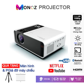 🔥HÀNG CÓ SẴN  Máy chiếu LENS G86 Có thể bảo vệ 7500 lumens FULL HD  Android 1080P WIFI LCD Led  Protable Projector