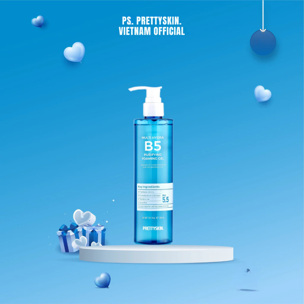 Sữa rửa mặt B5 Prettyskin 300ml