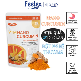 Viên uống tinh bột nghệ VTM NANO CURCUMIN - gói 60 viên