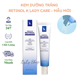 Kem Dưỡng Retinol 0.5% K Lady Care Hàn Quốc, Giảm mụn, giữ ẩm, kiềm dầu, giúp da căng bóng Lylyshop 30ml