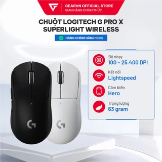 Chuột Logitech G Pro X Superlight Wireless Red/ Black/ White