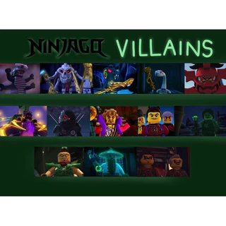 Minifigures Ninjago phản diện  ( mini ninjago)