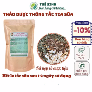 Thông tắc tia sữa thảo dược Đông y Tuệ Sinh giúp thông tắc sữa cho mẹ sau sinh hiệu quả sau 1 ngày sử dụng