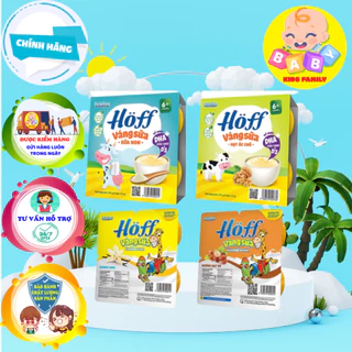 Váng Sữa Hoff cho bé từ 6 tháng tuổi, giàu protein và canxi, tăng cường hệ miễn dịch - 4 LỐC (16 hộp x 55g)