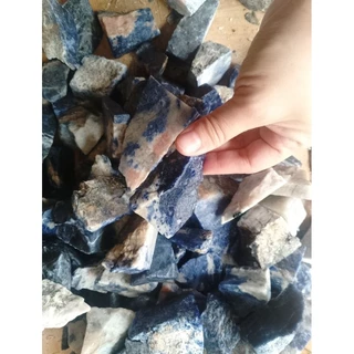 Đá Thô Màu Xanh Sodalite 100gr