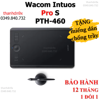 Bảng vẽ điện tử Wacom Intuos Pro S (PTH-460) - Chính hãng