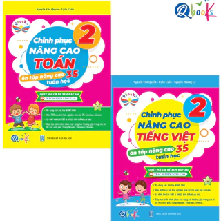 Sách - Combo Chinh Phục Nâng Cao Toán và Tiếng Việt Lớp 2 - Cánh Diều - cả năm (2 cuốn)