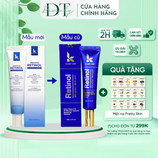 Kem dưỡng retinol K Lady Care 30ml Hàn Quốc dưỡng trắng da mặt căng bóng, giảm nếp nhăn, thâm, nám