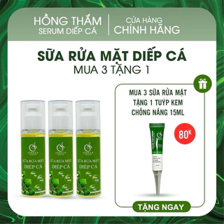 [HCM]-SỈ 3HỘP SỮA RỬA MẶT DIẾP CÁ DẠNG GEL SẠCH SÂU, DỊU NHẸ CHO DA DẦU MỤN