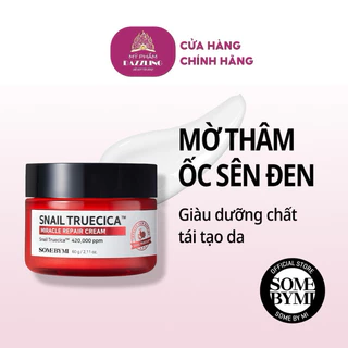 Kem Dưỡng Ốc Sên Mờ Sẹo, Phục Hồi Da Some By Mi Snail Truecica 60g