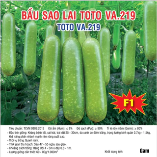 Hạt giống Bầu Sao Lai F1 TOTO (VA.219)